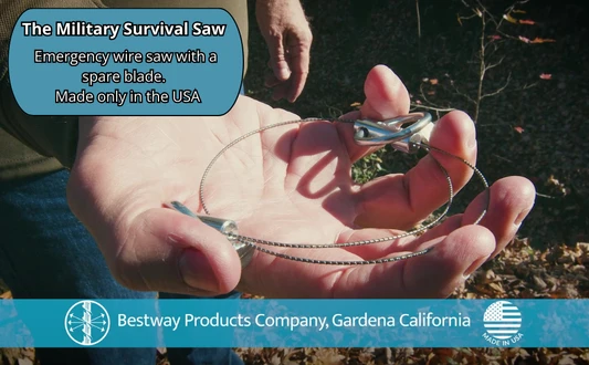 Bestway Military Survival Saw main image showing the field kit